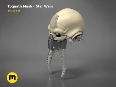 Tognath Mask  Star Wars 3D print model