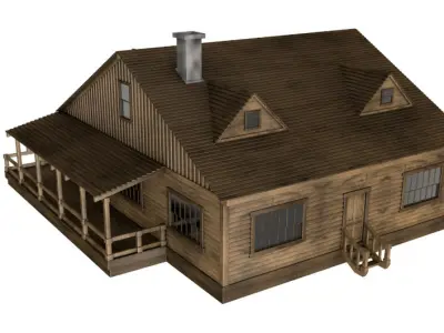 Large Western Collection 3D model