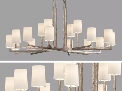 Restoration Hardware  WRIGHT ROUND CHANDELIER 3D model