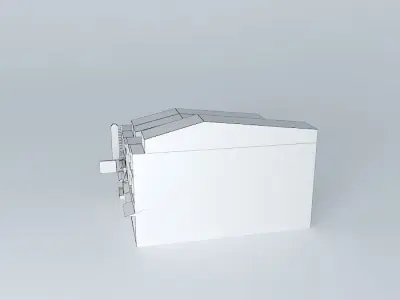 City street buildings  Free 3D model