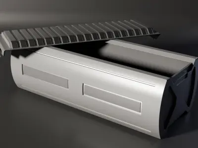 Sci Fi Cargo Container 3 3D model