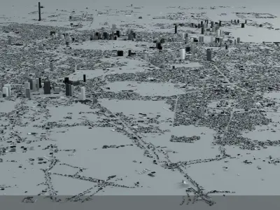 Tokyo Streets and Buildings 3D model