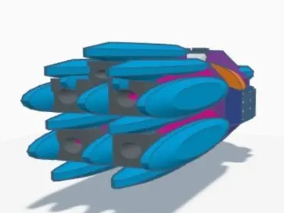 Ant Battleship Ships 3D print model