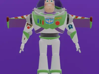 Buzz Lightyear 3D Model - High-Quality Toy Story Character 3D model