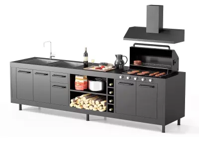 Barbecue 21 3D model