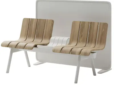 Ethimo Ace Bench by Patrick Norguet 3D model