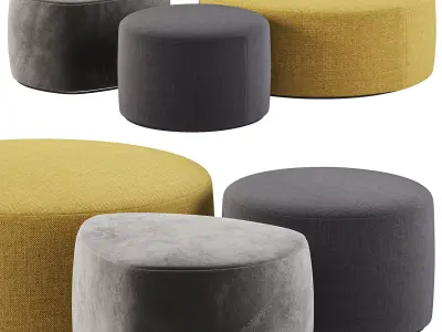 Sumo Pouffe By Bodema 3D model