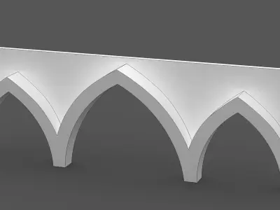 Modern Arch 3D model