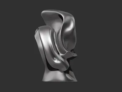 Conceptual sculpture 09 Free 3D print model