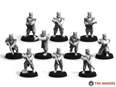 Fabricarii - Primus Scion - Recruits 3D print model