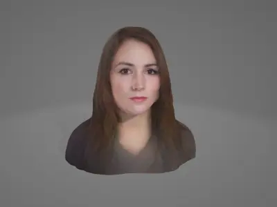 Character No 6  Not Rigged 3D model Low-poly 3D model