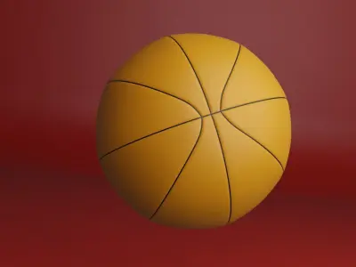 Basketball model ball 3D print model