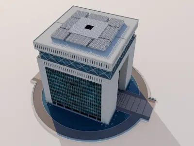 The Gate Building - Dubai UAE 3D model