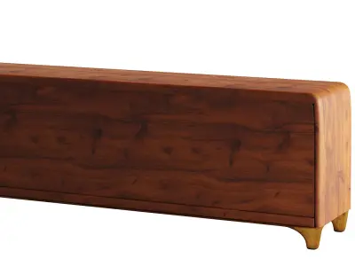 21st gallery Valentin Loellmann Walnut Six Door Sideboard 3D model