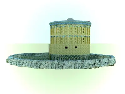 Ulugh Beg Observatory 3D model