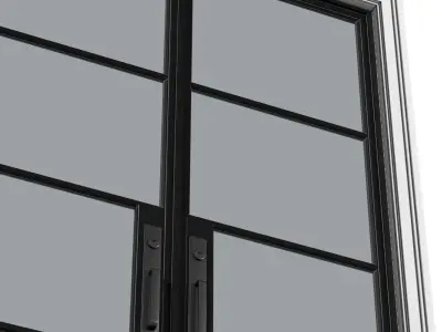 Entrance Front Iron  Doors 3D model