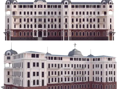 city building 8 3D model