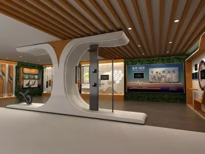 Exhibition Hall 3D model