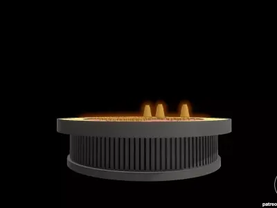  Star Wars Geonosis Holo Table for 4 and 6 inch figures  3D print model