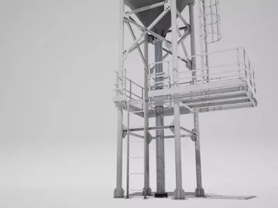 Storage Silo  3D model