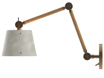 Cognac Hendrick Articulating Sconce 3D model