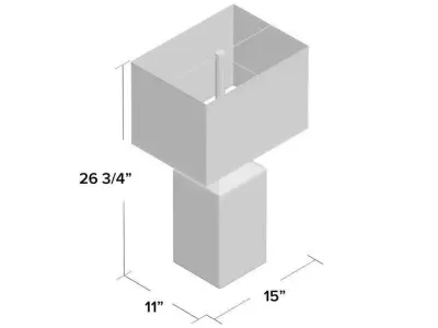 Pratcher Table Lamp 3D model