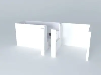belzinhaorkut wall with door in middle Free 3D model