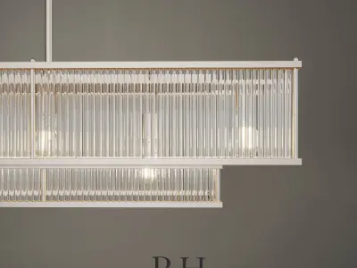 MARAIS LINEAR CHANDELIER 3D model