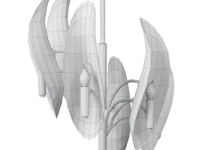 SOFIA CHANDELIER Low-poly 3D model