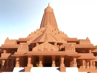 Ayodhya Ram Mandir 3D model
