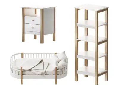 Childrens furniture set Classic by Hoff 3D model