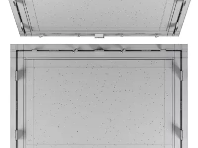 ceiling light 001 Low-poly 3D model