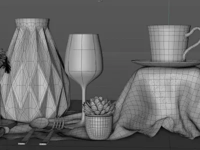 Project file Daily Render 01 Cinema 4D and Redshift render 3D model