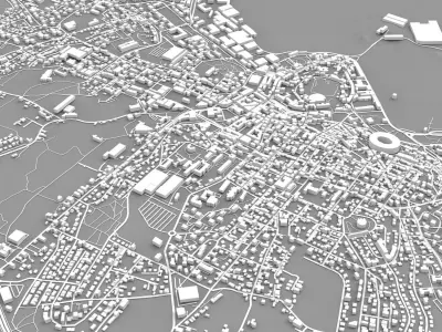 Cityscape Pula Croatia   3D model
