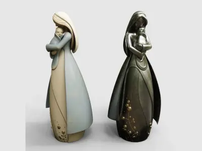 Mom Figurine 3D model