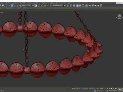 LINDLEY CHANDELIER Low-poly 3D model