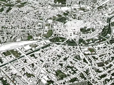 Cityscape Timisoara Romania 3D model