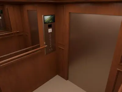 Elevator Low-poly 3D model