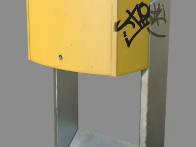 Postnord Mailbox 3D model