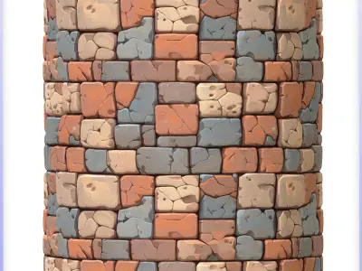 Stylized Wall Seamless Texture Texture 10