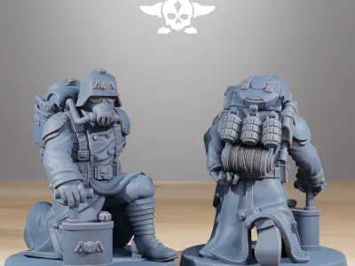 GrimGuard Acolytes 3D print model