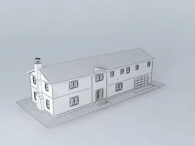Modular house Free 3D model