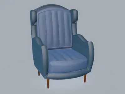 Lux Armchair 3D model