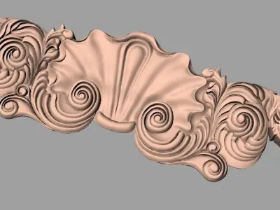 Woodworking CNC Router 3D Relief STL models used for artcam E433 3D model