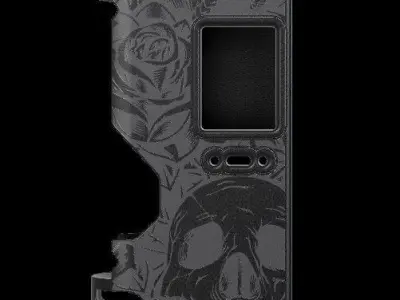 BORO MOD DNA80c 21700 BATTERY DESIGN PRC RESET BORO CONNECTOR 3D print model