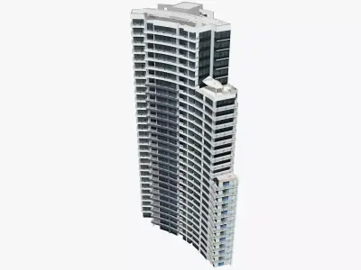 Verve Broadbeach Low-poly 3D model