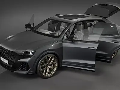 2025 Audi RS Q8 3D model