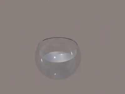 Marble ball 3D model