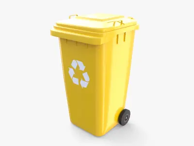 Trash can v13 3D model