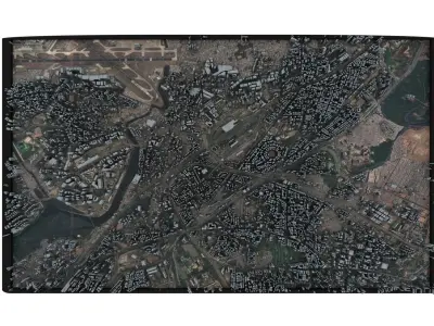 City of Mumbai Low-poly 3D model